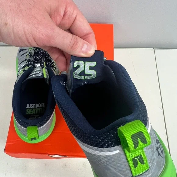 Nike Lunar TR1 Amp Richard Sherman Seattle Seahawks Size 10 654283-401 - RARE